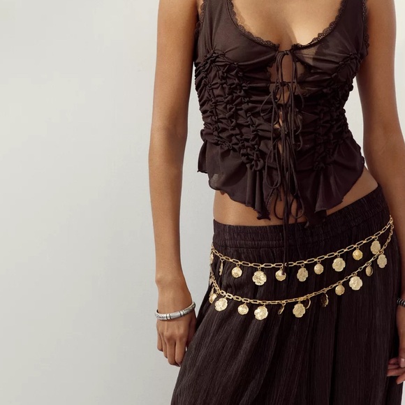 Zara Accessories - Zara NWOT metal coin belt 4548/020
